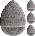 KOL Face Scrubber Pads, Premium Charcoal and Vitamin E Infused Exfoliating Facial Cleansing Sponges for Daily Face Wash and Makeup Removal, 3 Count