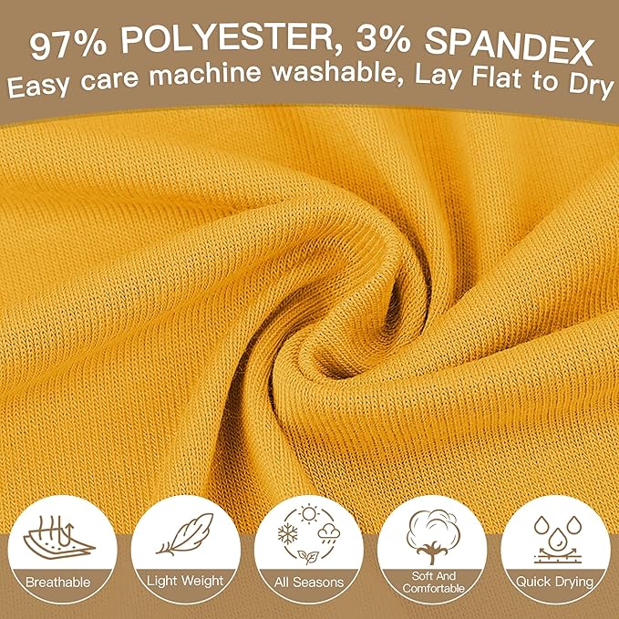 8 Pack Headbands for Women Non Slip - Stylish Sports Hair Bands for Women's Hair - Soft Cotton Cloth Stretchy Headbands for Women for Yoga, Outdoor Exercise Running