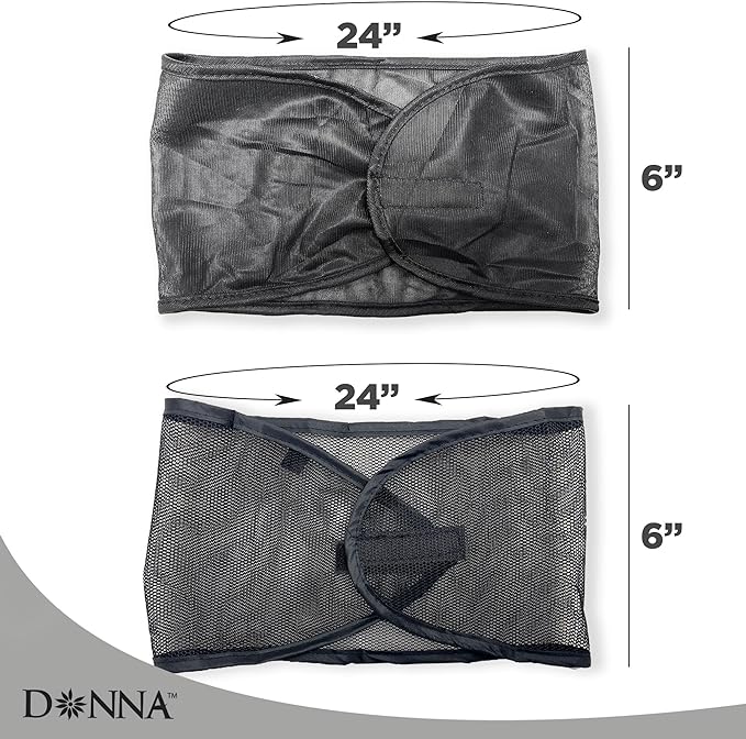 DONNA Satin Wrap & Mesh Wrap 2PCS – Breathable Mesh Head and Satin Cap Set, Adjustable Closure, Soft & Cool Fabric for Pixie Cut, Short Hair, and Everyday Styling