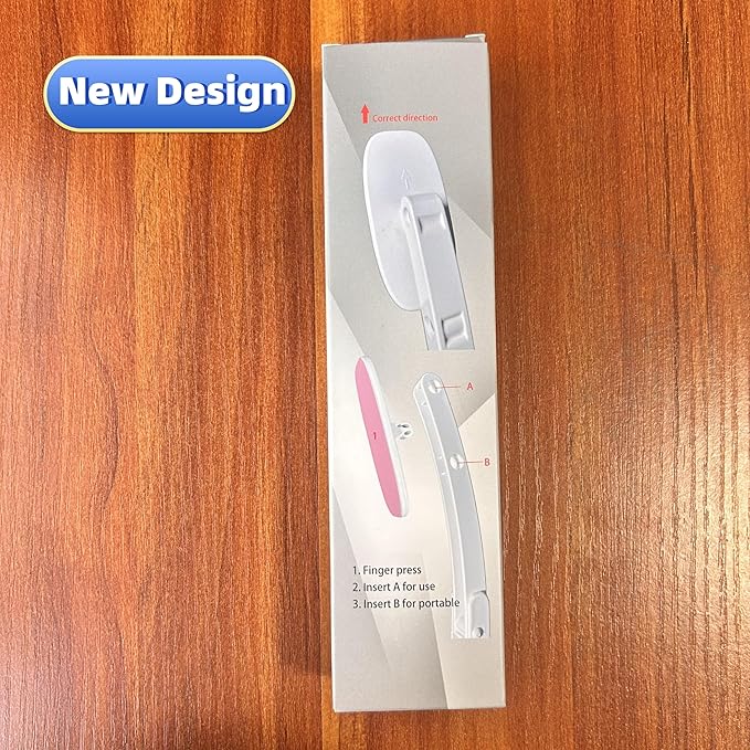 Daily Lotion Applicator for Back and Body - Self Tanner and Sunscreen Applicators for Lotion and Tanning Oils Smooth EVA Pad and Foldable Curved Handle,Easy to Carry (Pink)