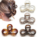 3.9 Inch Hair Claw Clips Large Glossy No Slip Hair Clips for Women Long and Medium to Thick Hair, 4 Pack