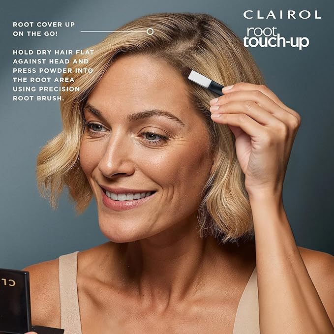 Clairol Root Touch-Up Temporary Concealing Powder, Medium Brown Hair Color, Pack of 3