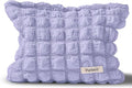 Makeup Bag, Bubble Cloud Travel Cosmetic Bag Organizer, Large Capacity Toiletry Make Up Bags with Zipper for Women and Girls, Light Purple