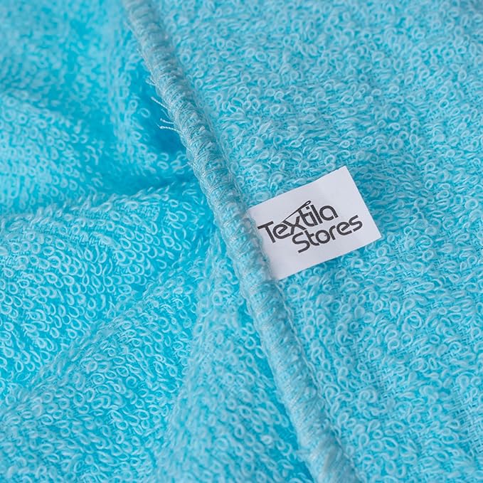 Terry Washcloths – 12x12 Inches – Pack of 10 – Multicolor – Highly Absorbent, Soft Feel and Multipurpose Cotton Wash Cloths for Everyday Use