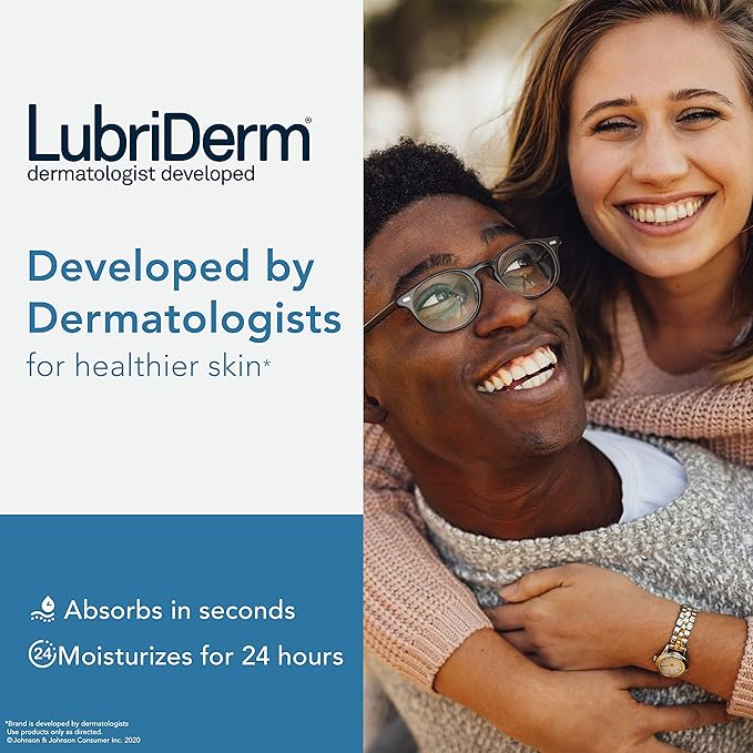 Lubriderm Daily Moisture Hydrating Body and Hand Lotion with Vitamin B5, Non-Greasy, 16 fl Oz, Package may vary (Pack of 3)