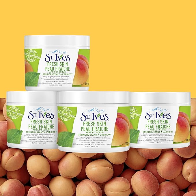 St. Ives Fresh Skin Facial Scrub 300ml/10.14 Fl.oz {Imported from Canada}