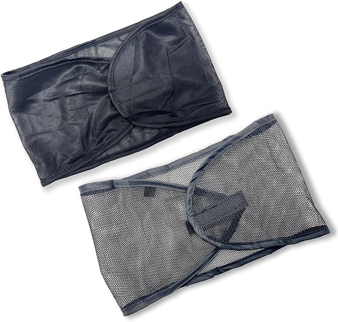 DONNA Satin Wrap & Mesh Wrap 2PCS – Breathable Mesh Head and Satin Cap Set, Adjustable Closure, Soft & Cool Fabric for Pixie Cut, Short Hair, and Everyday Styling