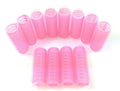 Small Size Hair Rollers Curlers Self Grip Holding Rollers Hairdressing Curlers Hair Design Sticky Cling Style For DIY Or Hair Salon By Kamay's (Gripping Sticky Rollers 20mm 7/8" 12PCS) Random Color