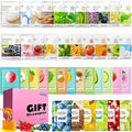 40 Pack Collagen Face Masks Skincare Bulk for All Skin Types,Hydrating Spa Sheet Mask for Sensitive Skin, Facial Mask Sets For Women Skin Care,Hydrating Face Mask Gifts Set for Teen Girls