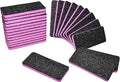 New AMT 25 PCS Pedicure Foot File Grit 60/60, Black Callus Remover File, Nail Files for Pets, Emery Boards for Pet Grooming, 60 Grit Foot File (25 PCS -Pink Center)