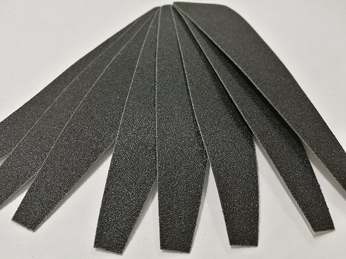 DISPOSABLE PEDICURE FOOT FILE REFILL PADSS, 120 GRIT, BLACK, 50 COUNT (120 GRIT, BLACK)
