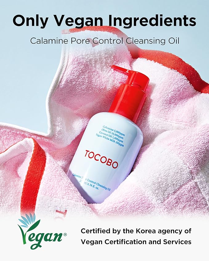TOCOBO Calamine Pore Control Cleansing Oil 200ml / 6.76 fl oz | Blackheads, Make-up Cleansing, Pore Care, Deep Cleansing, mothers day