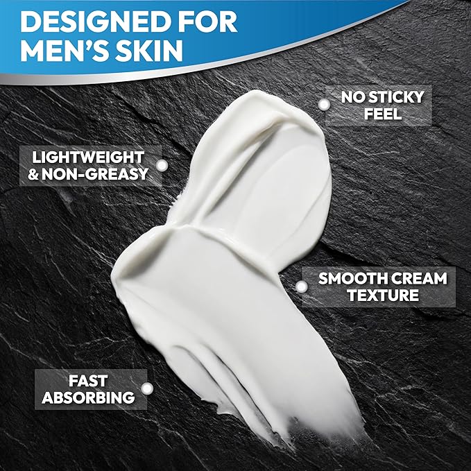 Mens Face Moisturizer Cream - Anti Aging & Wrinkle Repair - After Shave Lotion for Men with Collagen, Retinol, Peptides, Jojoba Oil - Age Facial Skin Care - Lightweight Day & Night Cream - 4.2 OZ