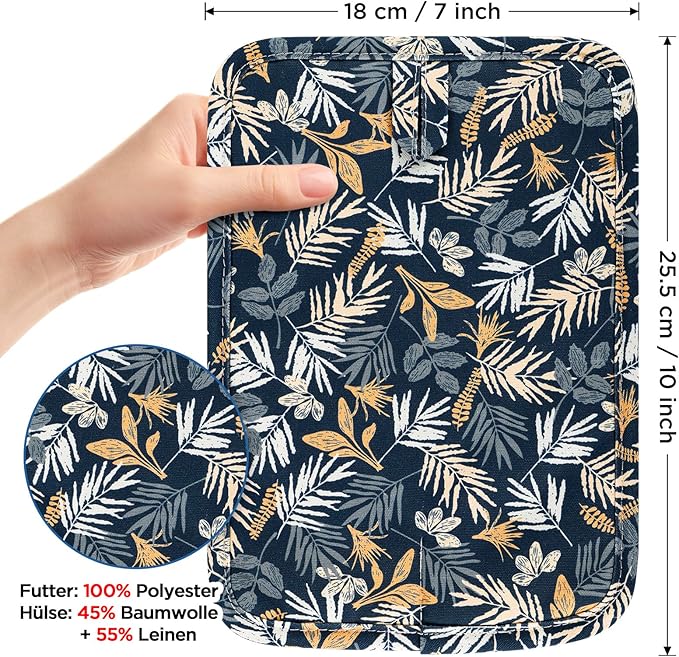 Pot Holders for Kitchen Heat Resistant Hot Pads for Countertops Oven Pot Holders Cotton Potholders for Kitchen Cooking Baking - 2PCS