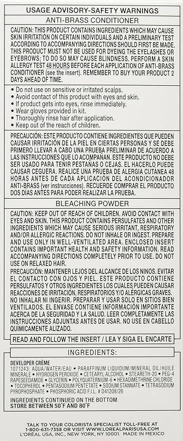 L'Oreal Paris Colorista Bleach, All Over (Pack of 2)