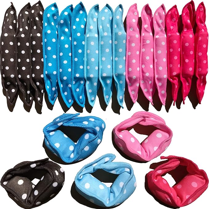 Aimin Hair Heatless Curlers, Soft Hair Curlers To Sleep In, Overnight Heatless Curls For Long Hair, No Heat Foam Curlers, Satin Sponge Rollers For Hair(30 pcs, neutral colour) …