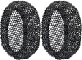 INNERNEED Exfoliating Net Cover Sponge Bath Scrubbing Loofah Rough Washcloth Case 2pcs, Only for INNERNEED Silicone Body Brush (Black Case)