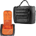 Fitdom Tactical Hanging Toiletry Bag Dopp Kit For Men & Women. Perfect For Travel & Storage for Cosmetic, Clipper, Toothbrush, Shower, Shaving & Grooming Care. Best Overnight Toiletries Organizer Case