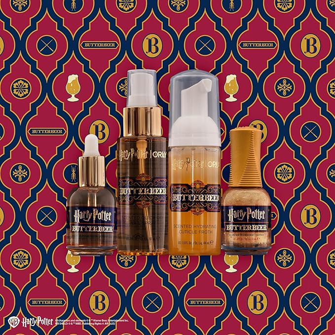 ORLY X HARRY POTTER™ BUTTERBEER™ Nail Care Collection Set - The Ultimate Harry Potter™ Experience Bundle