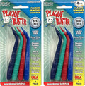Plaque Buster (8 Count) Soft Interdental Pick, Gum Stimulator & Plaque Remover, Made in USA, for Oral Health and Healthy Gums, Multi-Colored