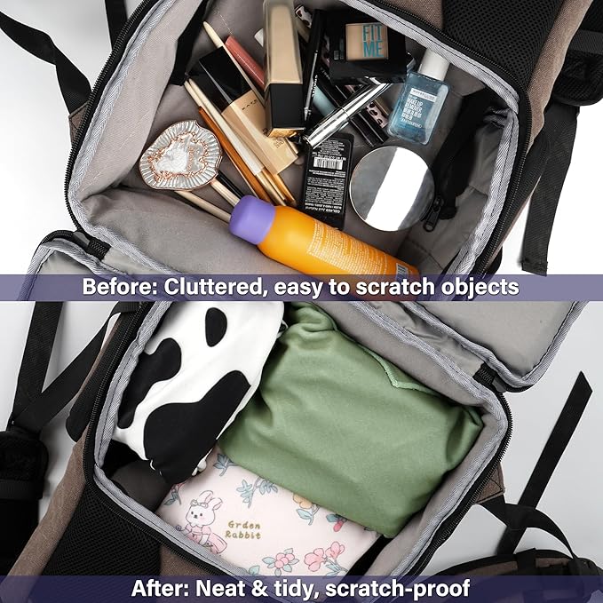 Walking Way Self-Adhesive Magic Cloth Makeup Bag, Lazy Organizer, Multipurpose Lens Wrap, Tech Case, No Zipper, Lightweight, Compact, Stylish Protective Layer for Cosmetics, DSLR, Travel Essentials