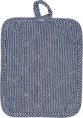 American Linen Pot Holders, Hot Pads, Table Pads for Kitchen and Dining Table, Non Slip Heat Resistant Hot Pot Holder (Navy, 8 Pack)