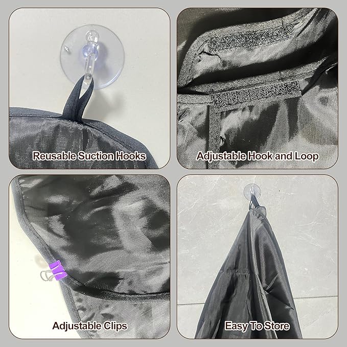 Valentine’s Day Gifts for Him 2 Pack Beard Bib Apron for Men, Hair Catcher for Shaving & Trimming, Easy Clean Beard Cape with Suction Cups, Practical Grooming Gift for Husband, Dad, Boyfriend
