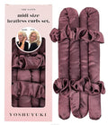 Satin Heatless Hair Curler Curling Rod Set, Soft Small Flexi Rods Hair Rollers Curlers to Sleep In No Heat Heatless Curls Overnight Blowout Rods for Short Hair & Medium Hair for Tight Curls