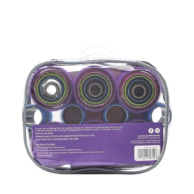 Goody Start Style Finish Self-Holding Hair Roller, Multi Pack, 31 Count (Pack of 2)