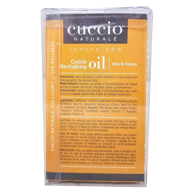 Cuccio Revitalize Cuticle Oil, Milk and Honey,Super-Penetrating - Nourish, Soothe & Moisturize 2.5 Ounce (3)
