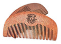 Barbanegra Beard and Mustache Wood Comb, Perfect for Balms and Oils, Anti-Static, Pocket Size for all types of Beards.
