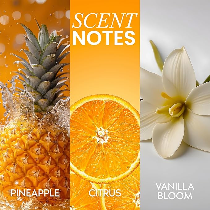 Her Fantasy Box | Body Splash Hydrating Body Oil (Pineapple Creme) - Moisturizing, Non-Greasy Formula for Soft, Smooth Skin - All-Natural, Lightweight & Nourishing (Pack of 2)