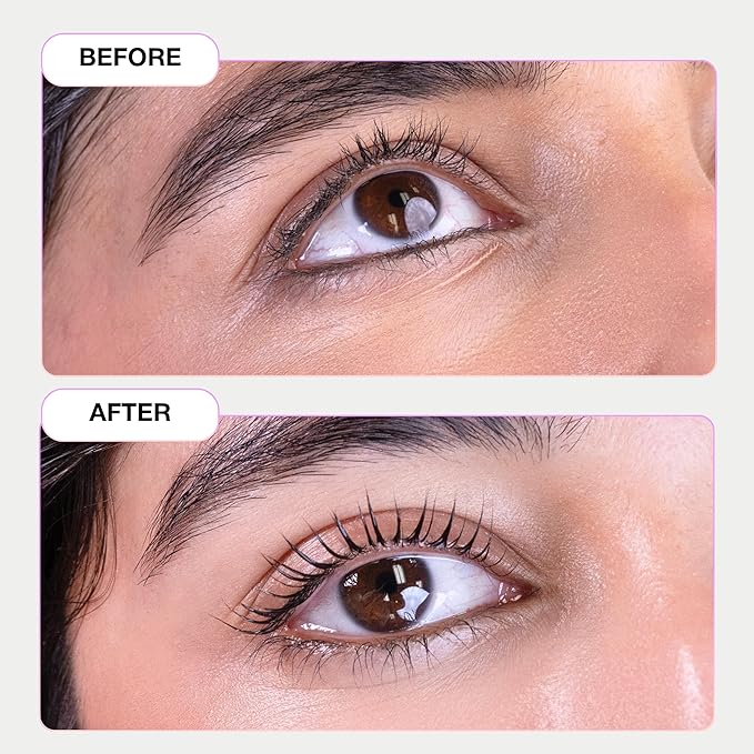 Curacoro Lash Lift Shields, 8 Pcs/4 Sizes Lash Lift Rods, Lash Lift Pads for Eyelash Curling and Lifting, Reusable Silicone Lash Rods For Eyelash Perm Lamination