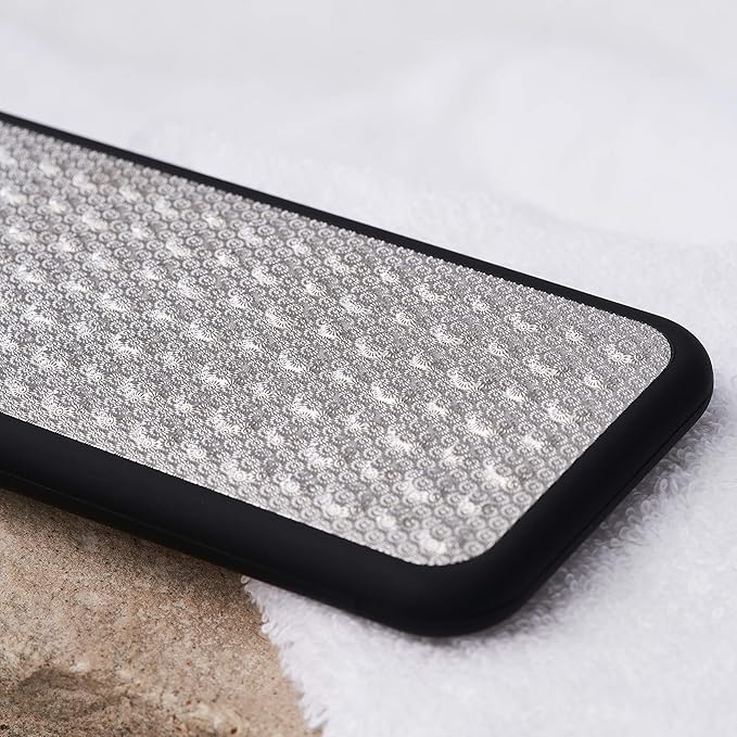 DYNESSE Foot File. Best Premium Pedicure Foot Rasp and Callus Remover. 3-in-1 Tool. Removes Hard Skin. No Risk of Injury. Stainless Steel. Ergonomic Handle. Washable. Works on Both Wet and Dry Feet.
