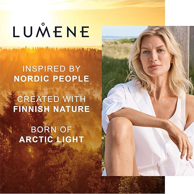 Lumene Nordic C Pure Glow Cleansing Balm - Make Up Remover Balm with Vitamin C for Skin Radiance - Vegan Eye Makeup Remover & Facial Care for Normal to Dry Skin (125ml)