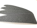 DISPOSABLE PEDICURE FOOT FILE REFILL PADS, 100 GRIT, BLACK, 50 COUNT (100 GRIT, BLACK)