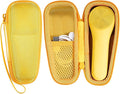 co2CREA Hard Carrying Case Compatible with NågraCoola CLIE 2 1 Sonic Facial Cleansing Brush (Yellow)