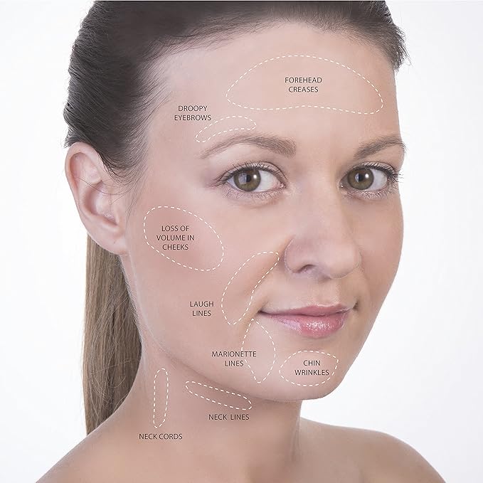 Cupping Therapy Sets - Face Cupping Set - Double Chin Reducer - Facial Cupping System - Silicone Massage Cups - Cupping for Cellulite Kit - Ideal to Shape Your Cheeks and Chin - by Sandine (Pink)