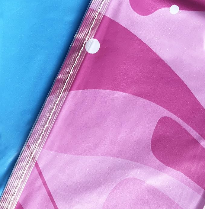 Betty Dain (2-Pack Princess & Astronaut Vinyl Kid's Capes - 36" W x 36" L - Water and Stain Resistant Vinyl, Machine Washable, Touch and Close Fastener, Perfect Size for Children