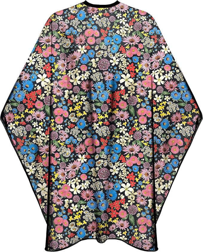 Salon Cape for Women, Hair Cutting Cape with Snaps, Professional Large Barber Stylist Hairdressing Gown- 63”× 56”