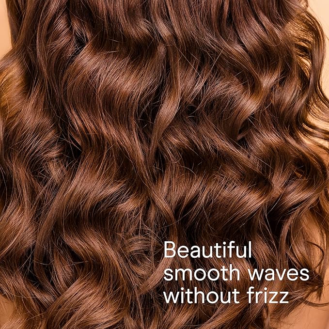 Conair Double Ceramic 1-Inch Curling Wand with Claw Clip, Produces Flawless Waves, Curling Iron for Use on Medium and Long Hair, 30 Heat Setting Curling Iron, White