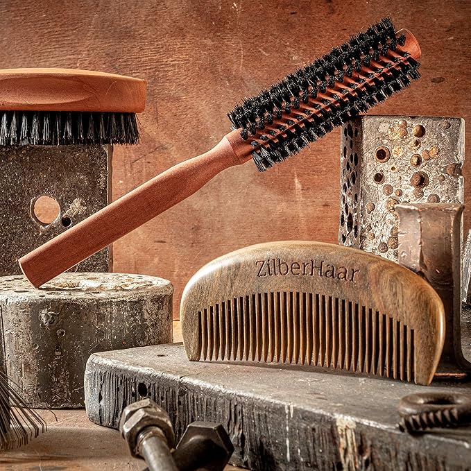ZilberHaar Beard Comb – 100% Sandalwood – Essential Beard Care Accessory for Men – Hand Made